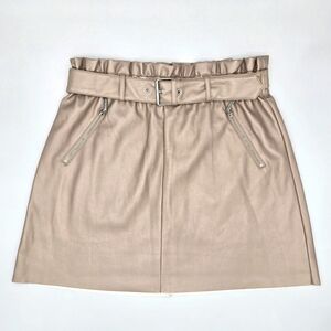 Marc New York Women’s Skirt Metallic Faux Leather - NWT